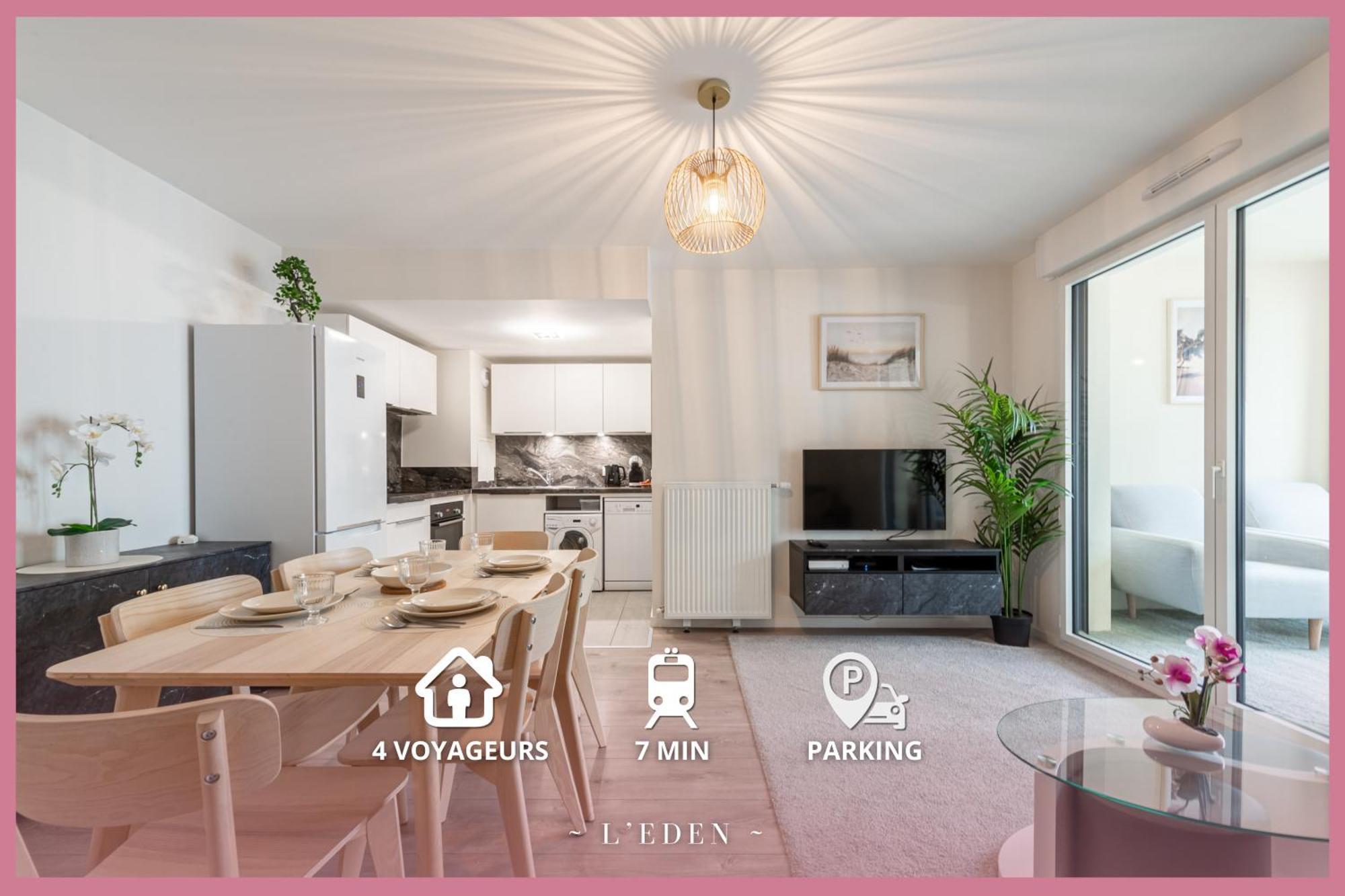 L'Eden - T2 Neuf Avec Loggia Et Parking Prive - Proche Rer A & Disneyland 谢西 外观 照片