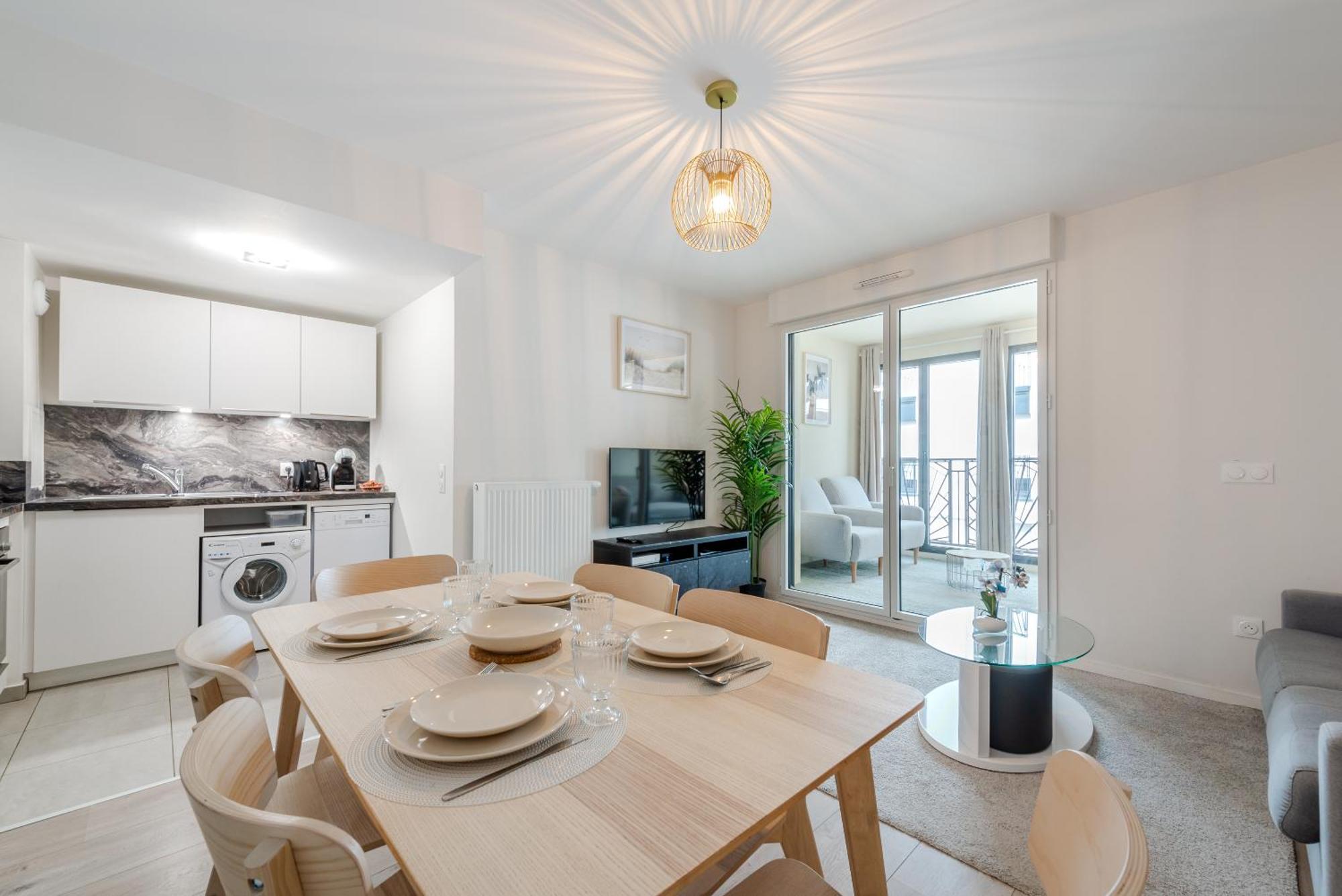 L'Eden - T2 Neuf Avec Loggia Et Parking Prive - Proche Rer A & Disneyland 谢西 外观 照片